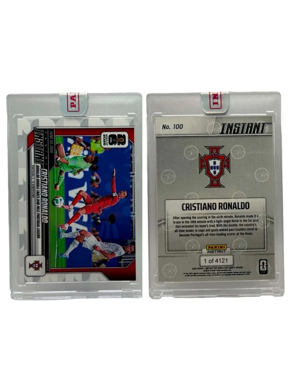 2026 Panini Instant FIFA World Cup #100  Cristiano Ronaldo Portugal